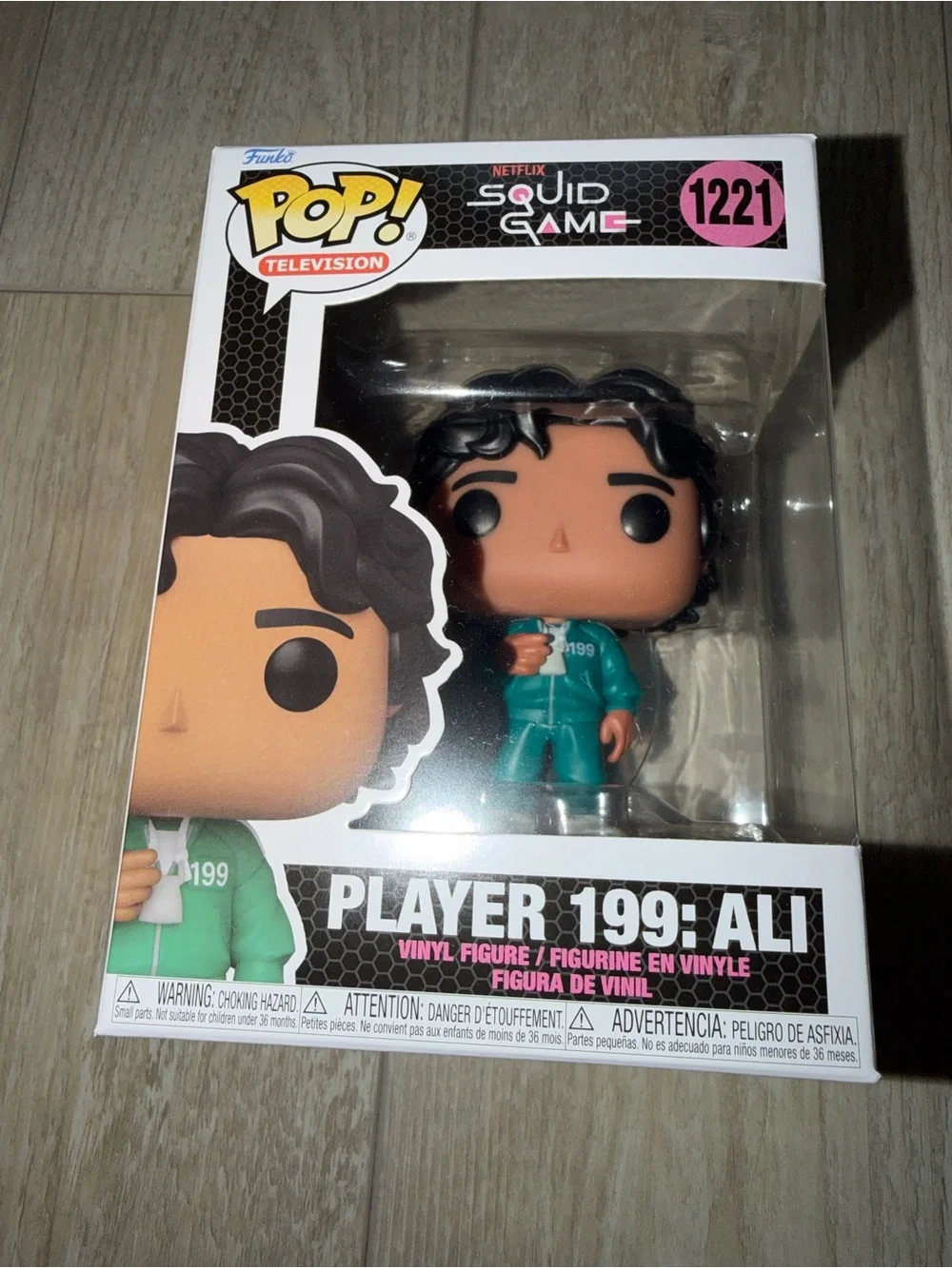 Funko Pop! Squid Game - Player 199 Ali (green, black, brown)